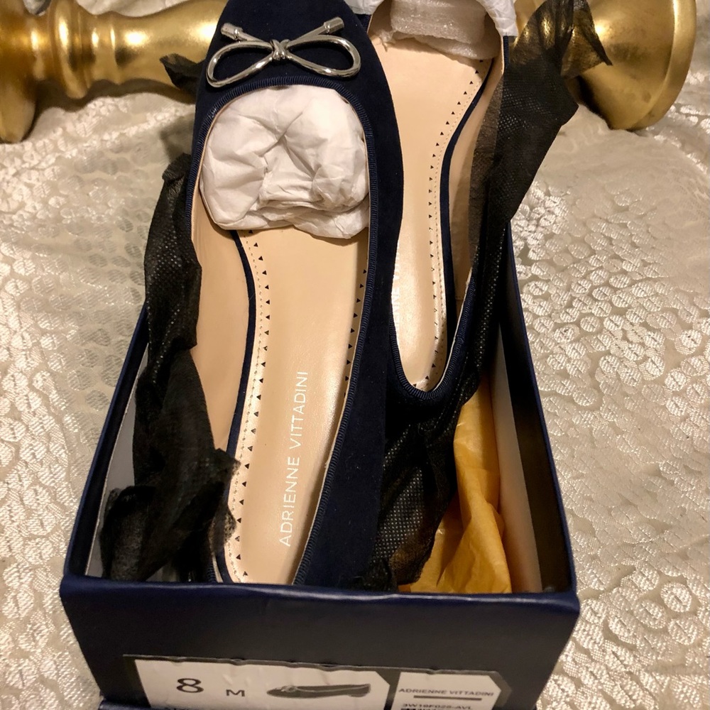 ADRIENNE VITTADINI 8M style Cavallo space blue color kidsuede Neiman Marcus. - Picture 7 of 15